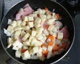 耐熱ポリ袋を使ってカレーの炊き込みごはん作り方2写真