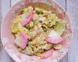 簡単！白菜とかまぼこの胡麻マヨサラダ作り方4写真