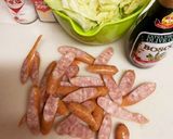 強火で炒めよ☆ウインナーとキャベツの炒め作り方1写真