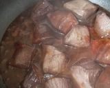 余った根菜煮物と牛タンのデミグラ煮込み作り方6写真