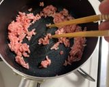 ひき肉とカラーピーマンの中華風チリ炒め作り方3写真
