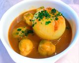 丸ごとレンチン玉ねぎのツナカレースープ作り方10写真