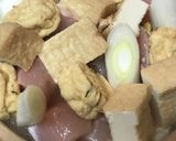 しじみ白だしのあっさり鶏肉鍋作り方3写真
