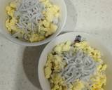 レンジで簡単☆卵としらすの七草混ぜご飯作り方4写真