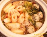 鶏鍋つゆで蕎麦の実 七草粥・雑炊作り方1写真