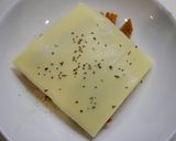 レンジで簡単！アジフライのチーズカレー作り方3写真