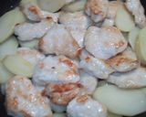 やわらかチキン＆ポテトの味ぽん炒め作り方4写真