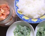 おかゆ嫌いの人のために、七草おにぎり作り方1写真