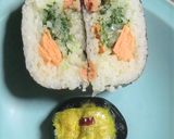おかゆ嫌いの人のために、七草おにぎり作り方4写真