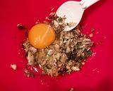 鯖缶アレンジ★TKG焼き幼児食やおやつに作り方4写真