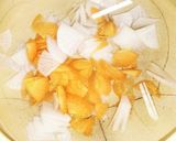 冷蔵庫にある野菜で作る七草粥作り方1写真