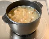 茅乃舎野菜だし【ベーコンと玉ねぎのスープ作り方3写真