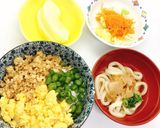 【病院】ミニ肉うどん【給食】作り方5写真