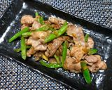 豚肉とインゲンの柚子入り味噌炒め作り方4写真