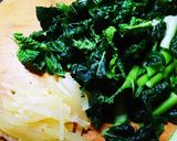 たくあんと青菜の炒り豆腐作り方2写真