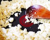 たくあんと青菜の炒り豆腐作り方4写真