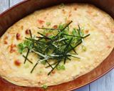 夜食に！簡単♪明太子の豆腐グラタン作り方4写真