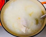 鶏と塩糀の中華粥作り方5写真