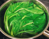 ほうれん草としめじのクリームパスタ作り方1写真
