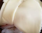 カニかまチーズ乗せおかゆ作り方2写真