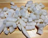 風邪の季節に♪甘くておいしいハチミツ大根作り方1写真