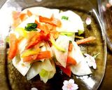 かぶとスモークサーモンのなます風サラダ作り方5写真