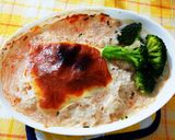残りご飯活用！とろろ明太グラタン。作り方6写真