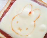 クッキー型で【可愛い】チーズトースト作り方5写真