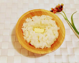 お子様の納豆のご飯にはバターを埋める♪作り方1写真