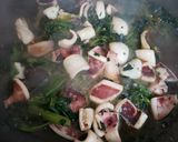 超簡単!イカとほうれん草の甘辛炒め作り方2写真