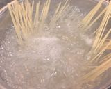 春の七草の和風ペペロンチーノ作り方2写真