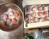 野菜と薄切り豚肉の肉団子甘酢餡作り方4写真