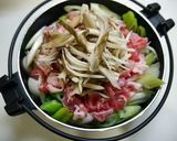 糖質オフ！舞茸のチーズ豆乳鍋作り方1写真