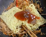 【激辛注意】七つの辛味の激辛焼きそば作り方5写真