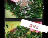生姜酢醤油の豚肉ねぎソースの温野菜作り方4写真
