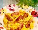 ポークビッツの卵炒め作り方5写真
