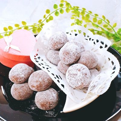 バレンタイン♡ココアスノーボールクッキー by カレンガール