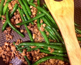 いんげんと豚ひき肉のピリ辛炒め♪作り方5写真