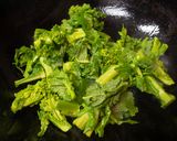 菜の花と鶏レバーの炒めもの作り方3写真