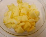 レンジで簡単♪煮りんご作り方1写真
