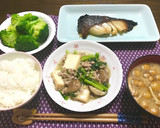 小松菜と厚揚げと椎茸の和風炒め♪作り方9写真