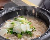 鰹出汁の七草粥作り方6写真