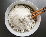 お餅消費に☆HMでもっちり餡子マフィン。作り方5写真