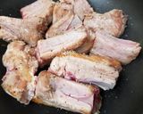 豚スペアリブのバルサミコ酢煮作り方1写真