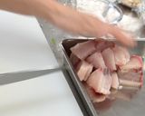 わさび風味漬けさしみとほうれん草作り方1写真