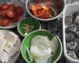 あさりとトマトのチゲスープ作り方1写真