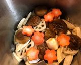 お節＊圧力鍋で時短簡単にお煮しめ＊筑前煮作り方6写真