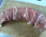 サクッと豚肉のクルクルバナナ巻揚げ。作り方1写真