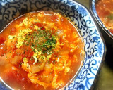 簡単★おいしい♪トマトと卵のスープ作り方4写真