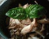 酒蒸し鶏の梅ｵｶｶ＊ﾓｯﾂｧﾚﾗﾁｰｽﾞの誘惑作り方5写真